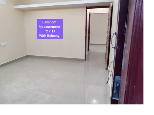 Bedroom 12 × 11 ft (1BHK)