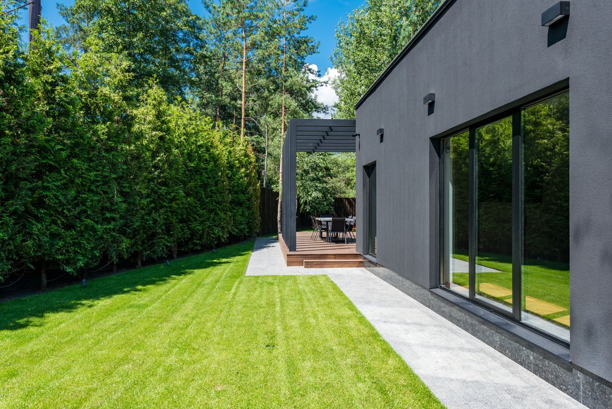 Exterior of a modern independent house